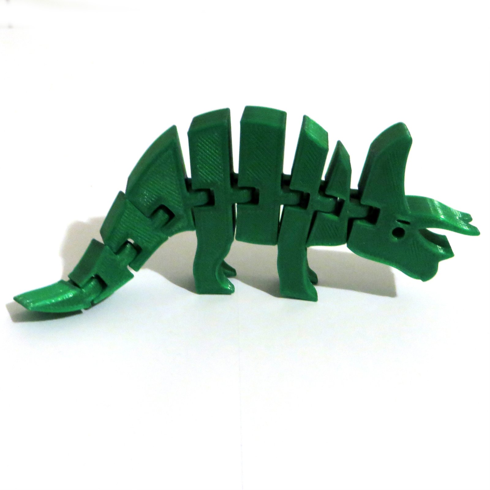 prod_29-triceratops flexibil (verde perlat), in picioare